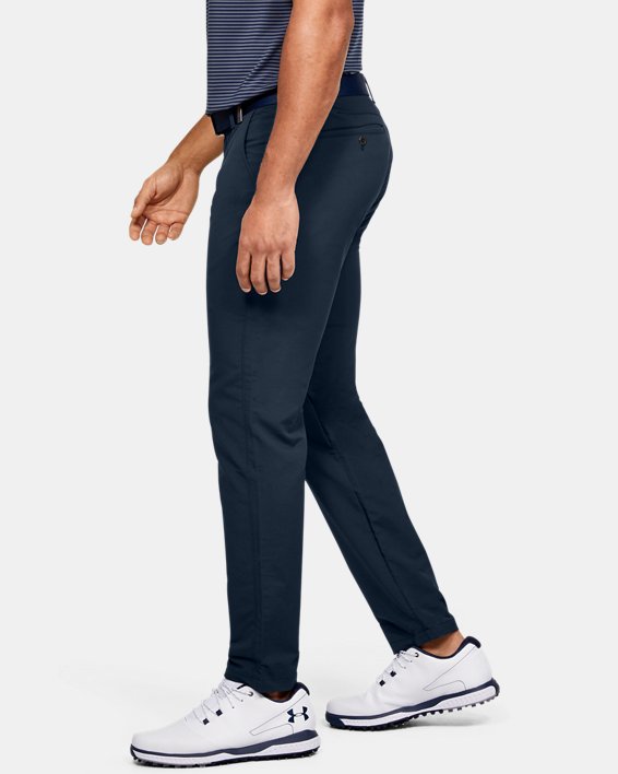 Men's UA Match Play Tapered Pants in Blue image number 2